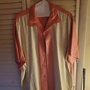 Nat Nast 100 % Silk Short Sleeve Shirt